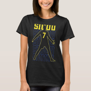 Siuuuu Grappig Voetbal Cadeau Voor Voetbal Fans T-shirt