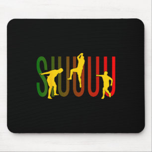 Siuuuu Grappig Voetbal Shirt Voor Fans Muismat
