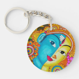 Siva muurschildering sleutelhanger