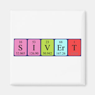 Sivert periodiek lijstnaammagneet magneet