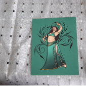 Sivoney Belly Dancer Goddess Briefkaart