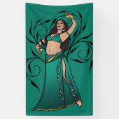 Sivoney Belly Dancer Goddess Spandoek (Verticaal)