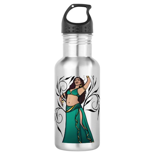 Sivoney Belly Dancer Goddess Waterfles (Voorkant)