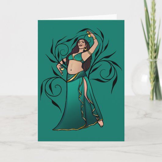 Sivoney Belly Dancer Godin Kaart (Voorkant)