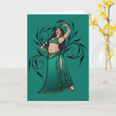 Sivoney Belly Dancer Godin Kaart (Gele Bloem)