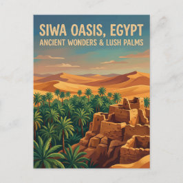 Siwa Oase Egypte Briefkaart