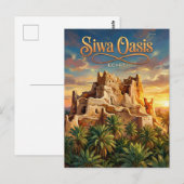 Siwa-oase Egypte Briefkaart (Voorkant / Achterkant)