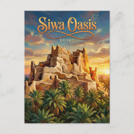 Siwa-oase Egypte Briefkaart