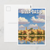 Siwa Oasis Egypt Travel Briefkaart (Voorkant / Achterkant)