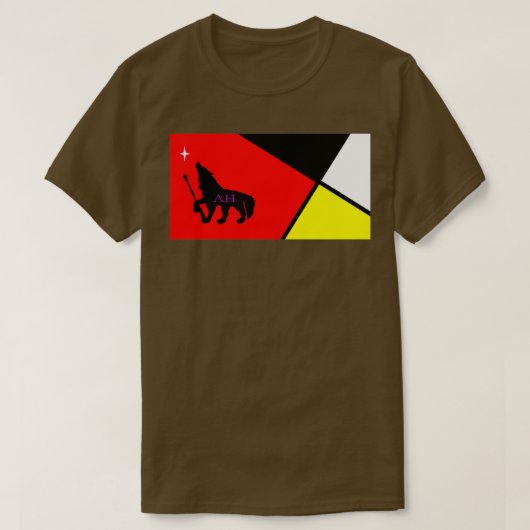 Siwanoy Nation Flag T-shirt (Design voorkant)