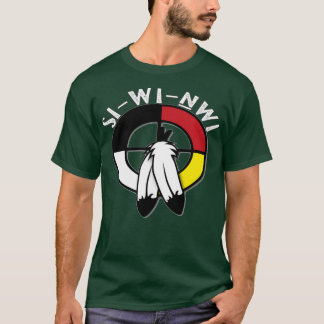 SiWiNwi Medicine Wheel Native American First Natio T-shirt