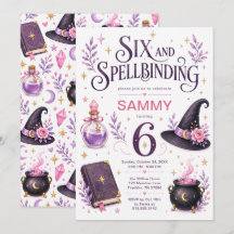 Six and Spellbinding Witch 6th Birthday