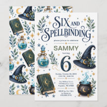 Six and Spellbinding Witch 6th Birthday