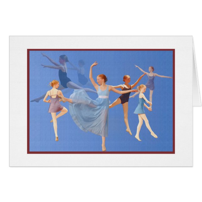 Six Ballerinas Dancing (Voorkant Horizontaal)