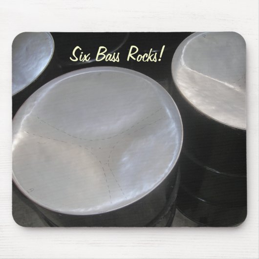 Six Bass Mousepad Muismat (Voorkant)