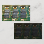 Six Computers Chips-circuits Visitekaartje (Voorkant / Achterkant)