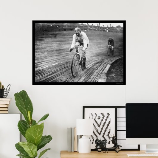 Six Day Bicycle Race 1909 Poster (Thuiskantoor)