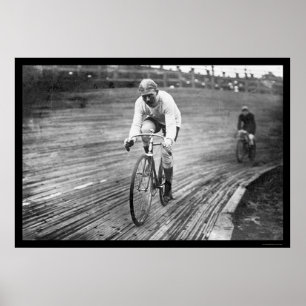 Six Day Bicycle Race 1909 Poster