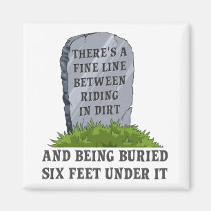 Six Feet Under Dirt Bike Motocross Koelkastmagneet Magneet