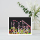 Six Flags Magic Mountain Briefkaart (Staand voorkant)