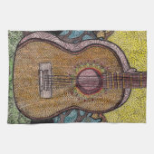 #Six Guitar Dish Towel Design Theedoek (Horizontaal)