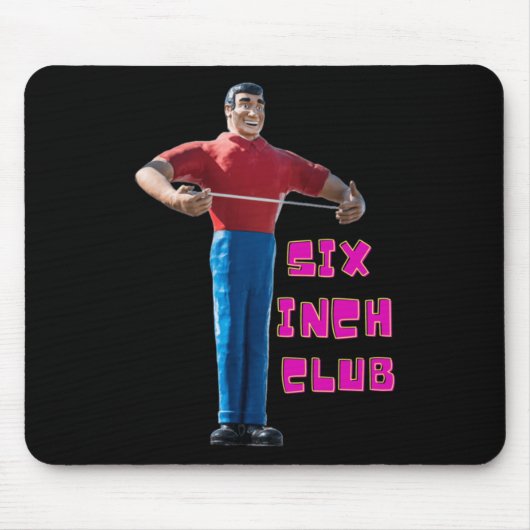 Six Inch Club Sticker Muismat (Voorkant)