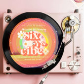 SIX is een Vibe Groovy Retro Sunshine Rainbow Dais Kaart