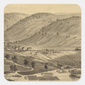 Six Mile Ferry Vierkante Sticker (Voorkant)