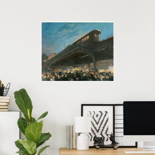 Six O'Clock, c.1912 John Sloan Poster (Thuiskantoor)