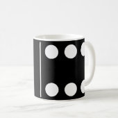 Six One Black Domino-Mok Koffiemok (Voorkant rechts)