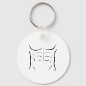 Six Pack Abs  Sleutelhanger (Voorkant)