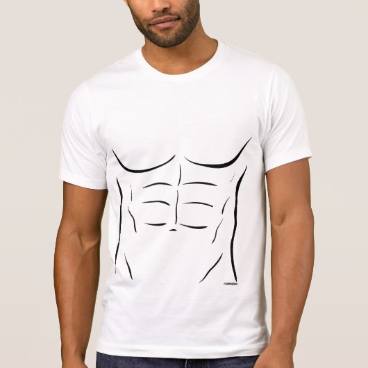 Six Pack Abs T-shirt (Voorkant)