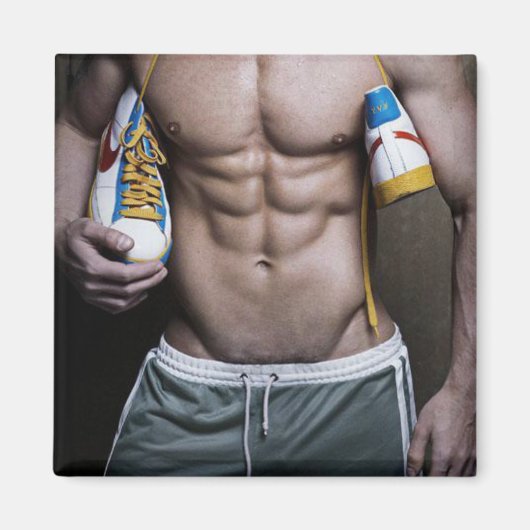 Six Pack Jock Magneet (Voorkant)