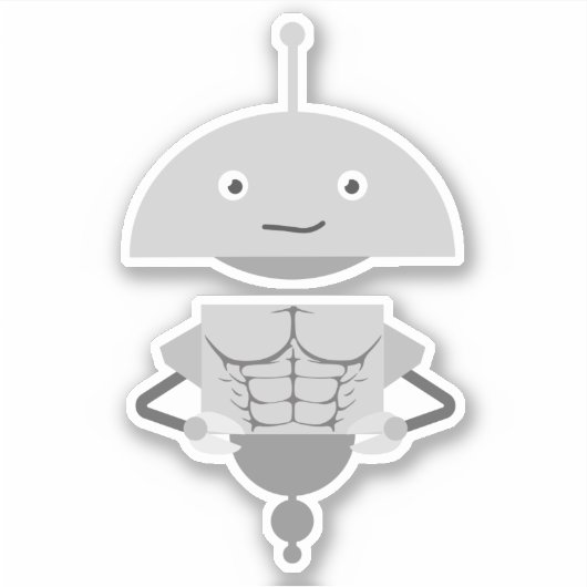 Six Pack Mia Sticker (Voorkant)