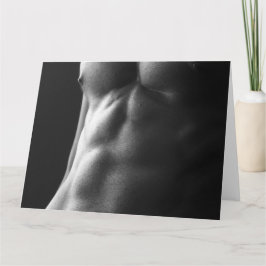 Six Pack Sexy Hot Guy Groetjes Kaart