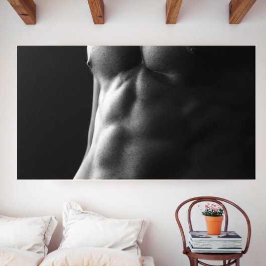 Six Pack Sexy Hot Guy Poster
