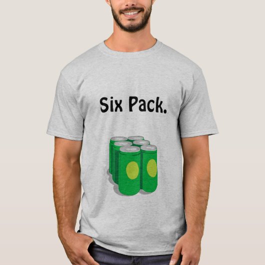 Six Pack T-shirt (Voorkant)