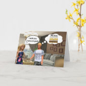 Six pack tee! kaart (Gele Bloem)