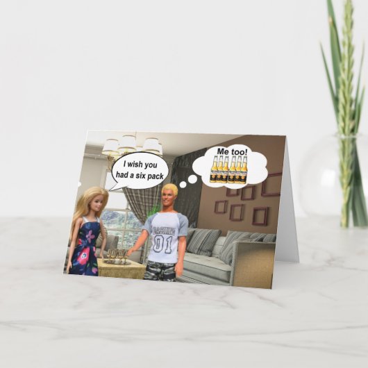 Six pack tee! kaart (Voorkant)