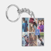 Six Photo Collage Sleutelhanger (Voorkant Links)