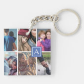 Six Photo Collage Sleutelhanger (Achterkant)