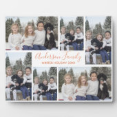 Six Photo Template White Rose Gold Fotoplaat (Voorkant)