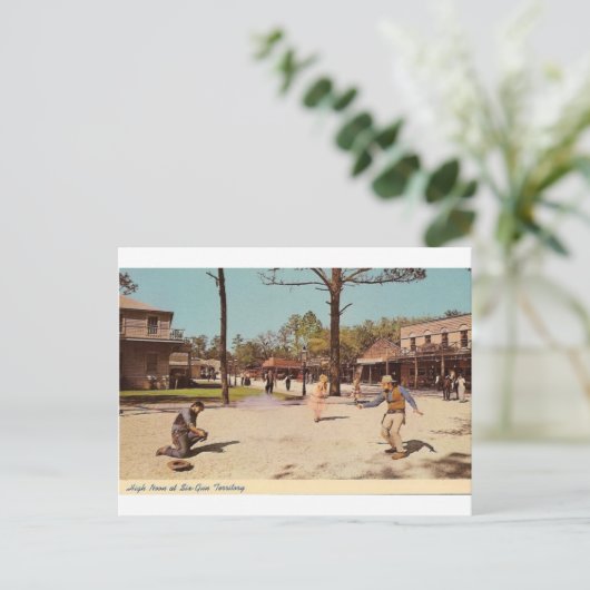 Six Pistool Territory Theme Park (Ocala, FL) Briefkaart (Staand voorkant)