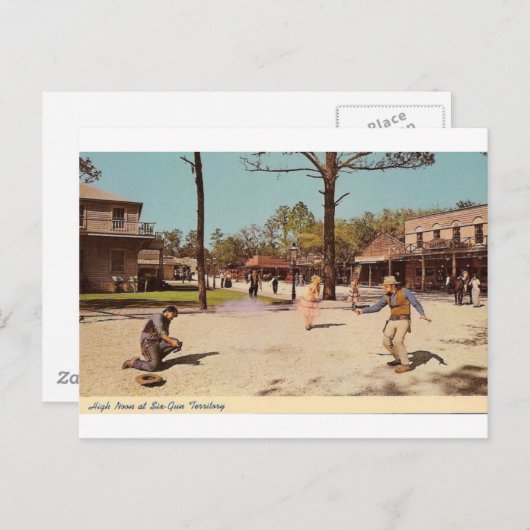 Six Pistool Territory Theme Park (Ocala, FL) Briefkaart (Voorkant / Achterkant)