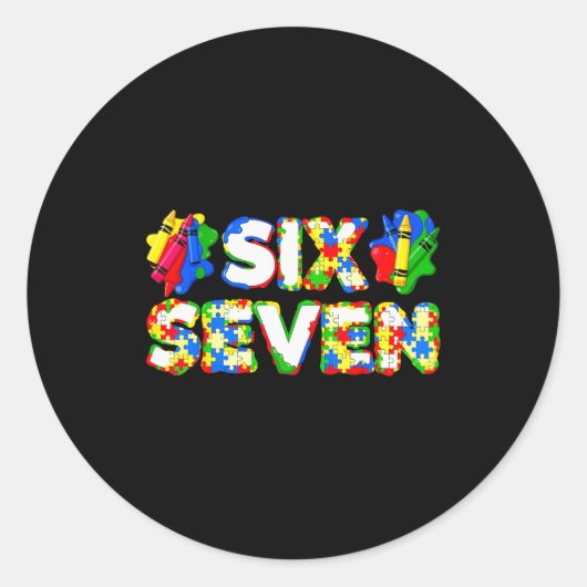 six server  ronde sticker (Voorkant)