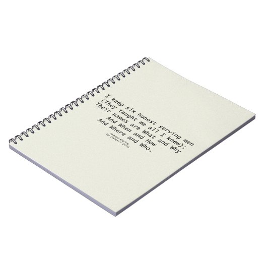 Six Serving Man-laptop Notitieboek (Linkerzijde)