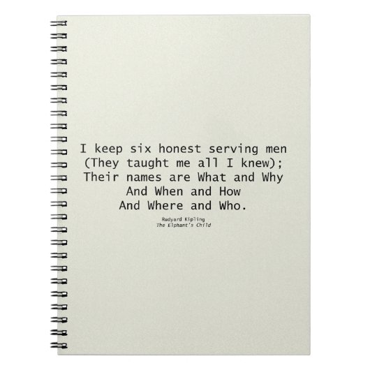 Six Serving Man-laptop Notitieboek (Voorkant)