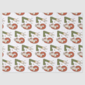 Six Seven 67 6 7 Christmas Santa Elf Meme Tissuepapier (Voorkant)