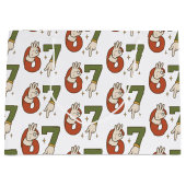 Six Seven 67 6 7 Kerstmis Kerstman Elf Meme  Groot Cadeauzakje (Voorkant)