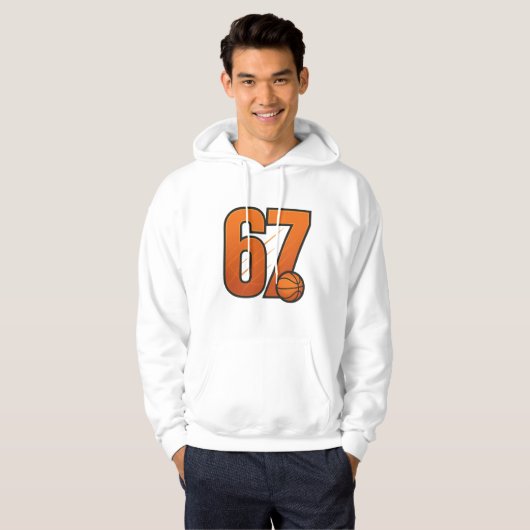  “Six Seven 67 Basketball Tee – Trendy Urban  Hoodie (Voorkant volledig)